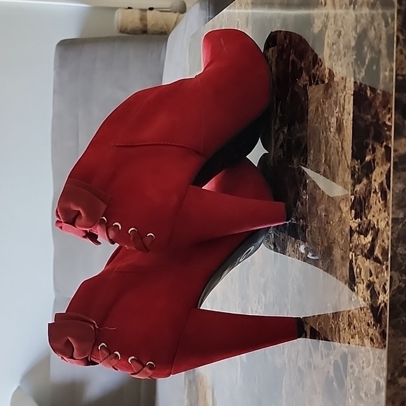 Guess Red Heel Bootie ๐ - Picture 5 of 7